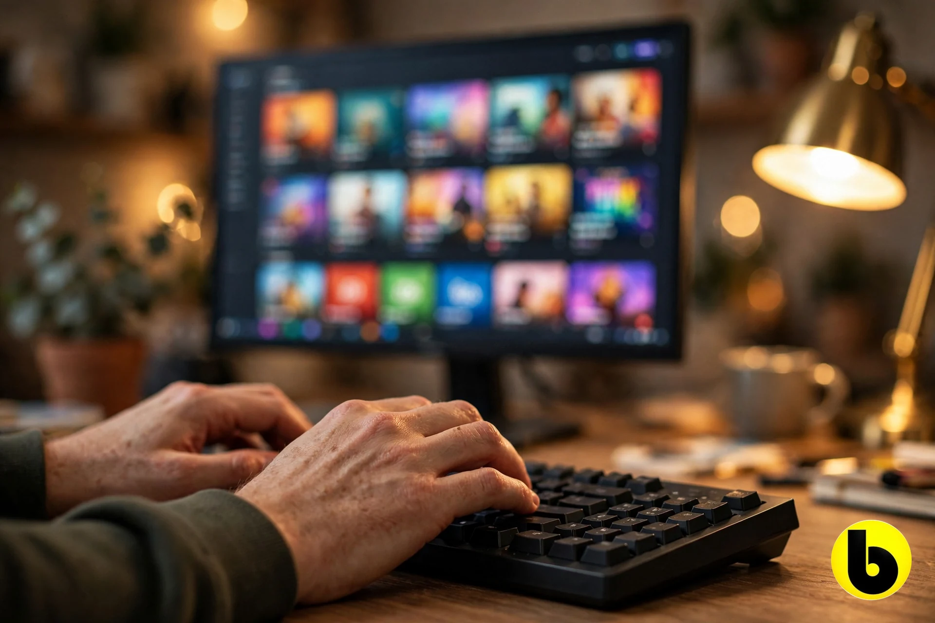 Bappam TV streaming app interface on a Windows desktop PC